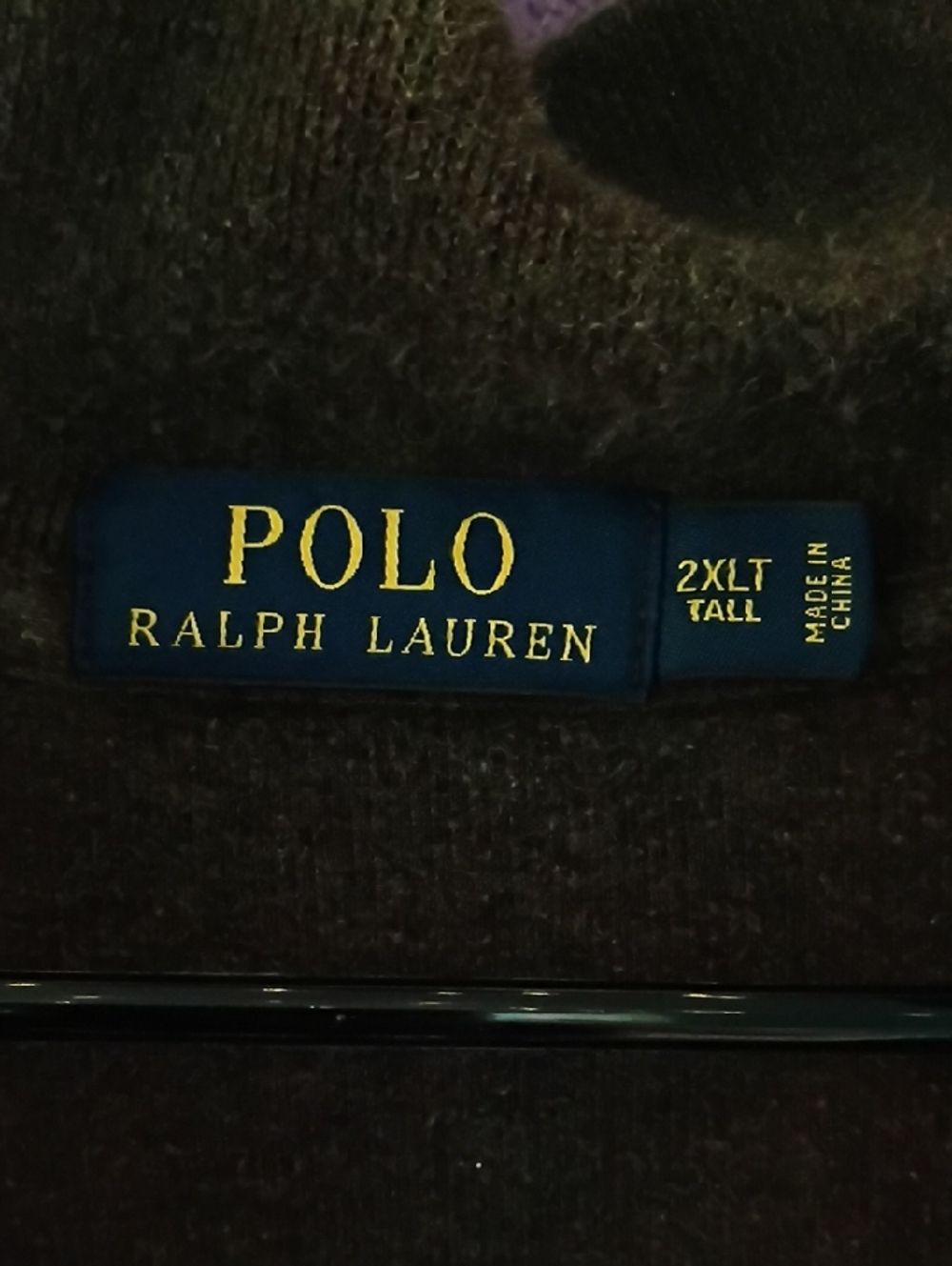 Polo by Ralph Lauren Brown Quarter-Zip Pullover Sweater - Picture 2 of 5
